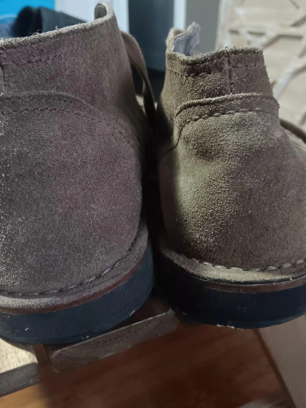 Boots Men's Suede Chukka Boots in Taupe